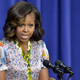 Michelle Obama with her new highlights (Jewel Samad/Getty Images)
